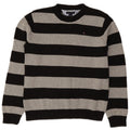 TOMMY HILFIGER Boys Crew Neck Jumper Sweater 12-13 Years Medium Black