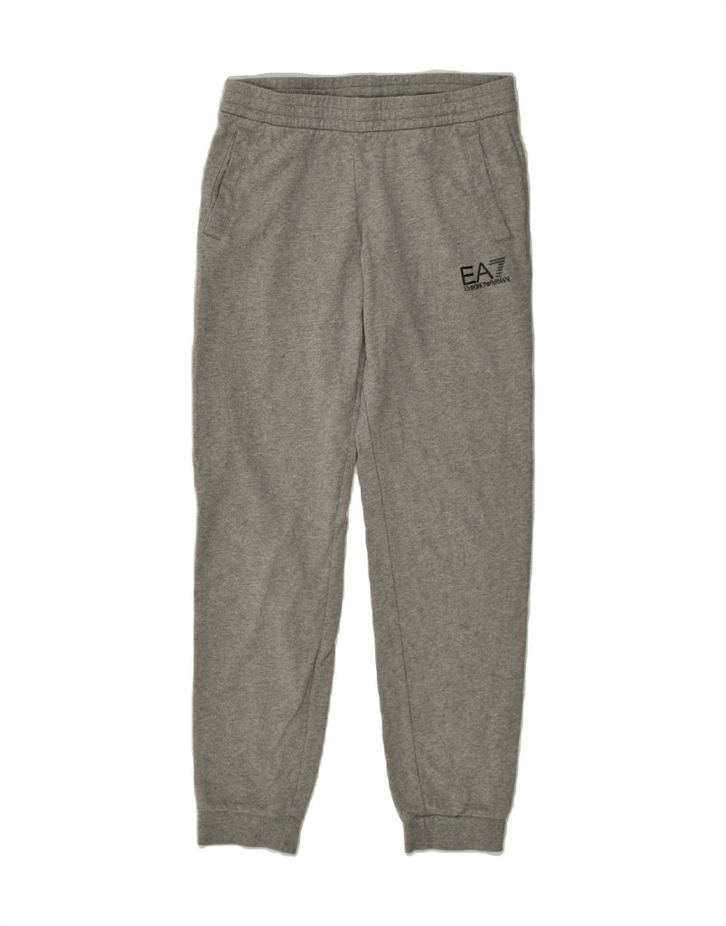 EMPORIO ARMANI Boys Tracksuit Trousers Joggers 13-14 Years Grey Cotton | Vintage Emporio Armani | Thrift | Second-Hand Emporio Armani | Used Clothing | Messina Hembry 