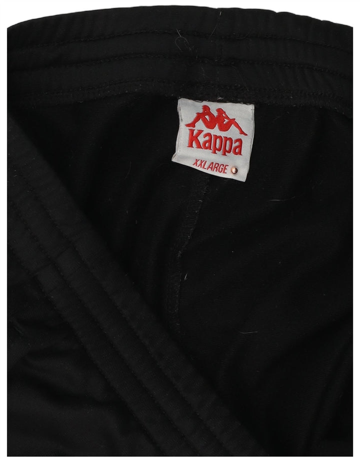 KAPPA Mens Tracksuit Trousers Joggers 2XL Black