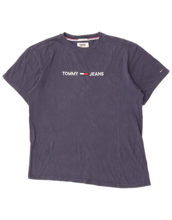 Tommy Hilfiger Mens Regular Fit Graphic T-Shirt Top Small Navy Blue