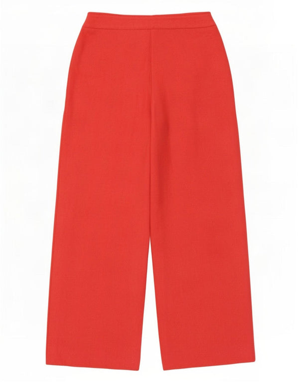 Vintage Womens Wide Leg Casual Trousers W30 L31 Red