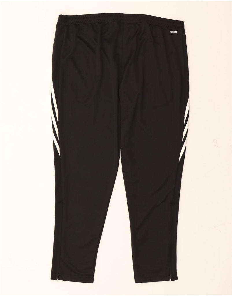 ADIDAS Mens Climalite Tracksuit Trousers 2XL  Black Polyester Vintage Adidas and Second-Hand Adidas from Messina Hembry 