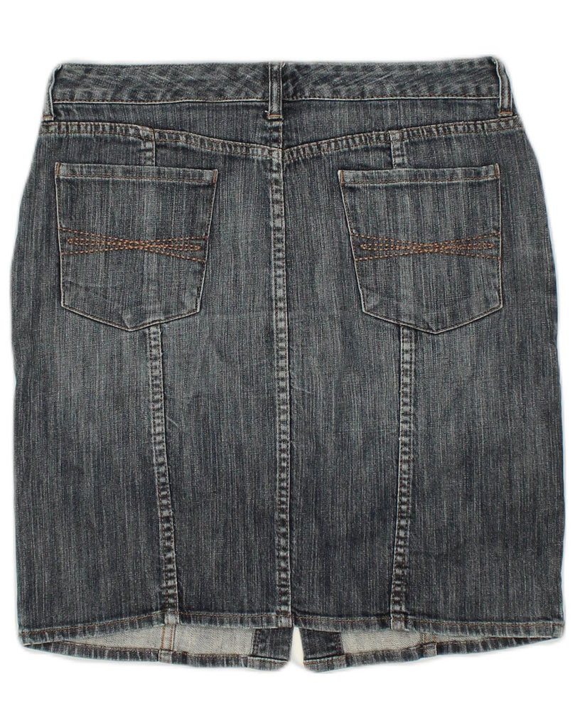 TOMMY HILFIGER Womens Denim Skirt US 10 Large W34 Navy Blue Cotton | Vintage Tommy Hilfiger | Thrift | Second-Hand Tommy Hilfiger | Used Clothing | Messina Hembry 