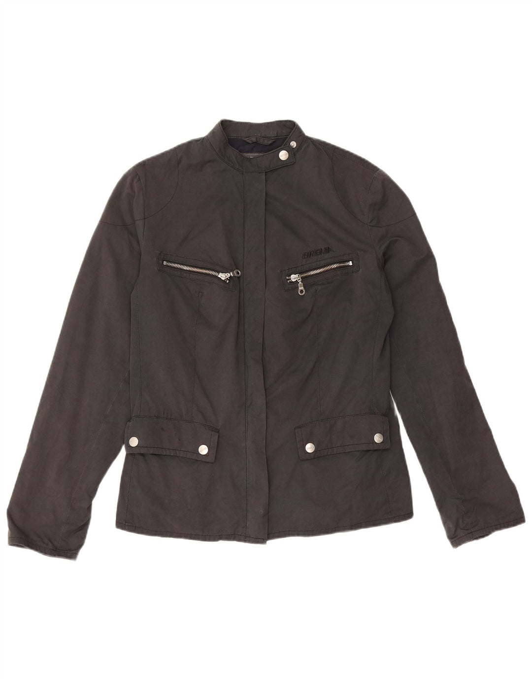 Brema Womens Racer Jacket UK 8 Small Black Polyester