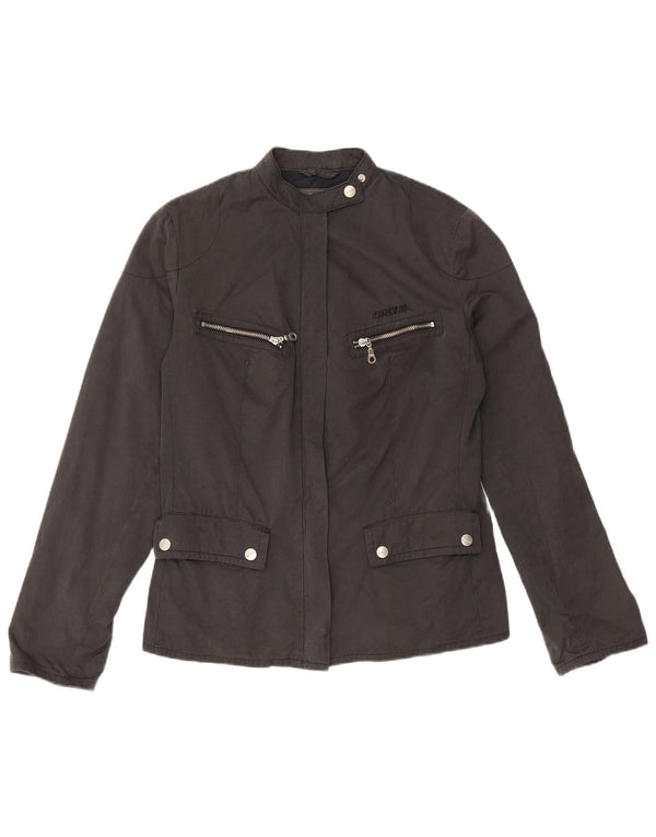 Brema Womens Racer Jacket UK 8 Small Black Polyester