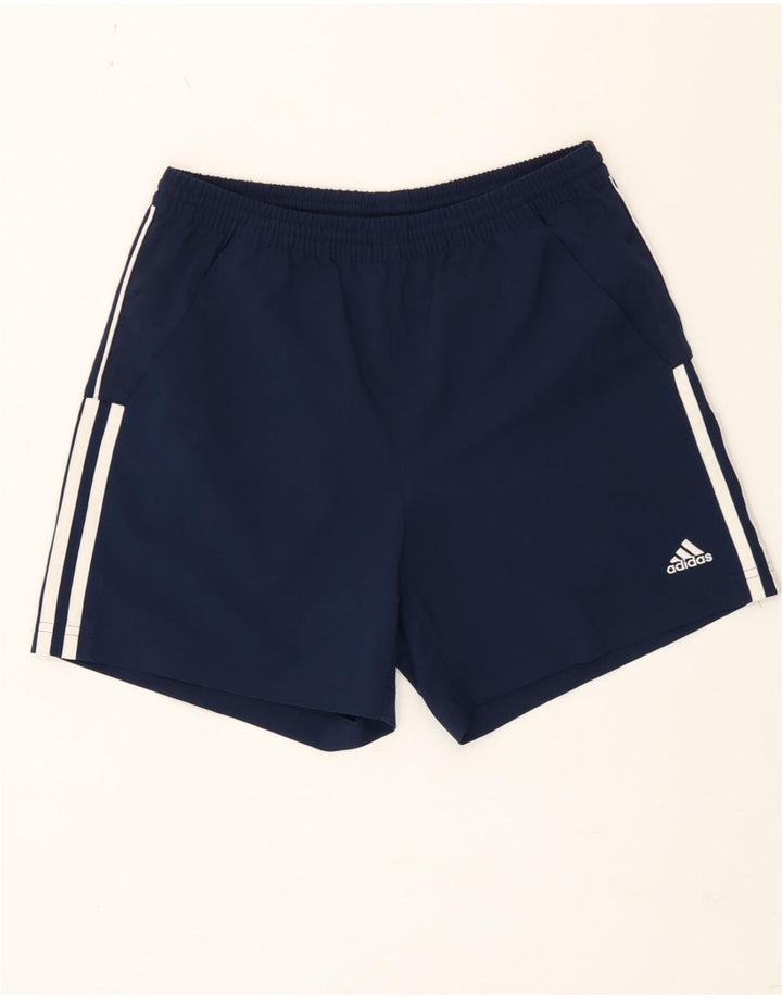 Adidas Boys Sport Shorts 11-12 Years  Navy Blue Polyester