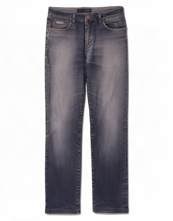 Trussardi Womens Straight Jeans W28 L28 Blue Cotton