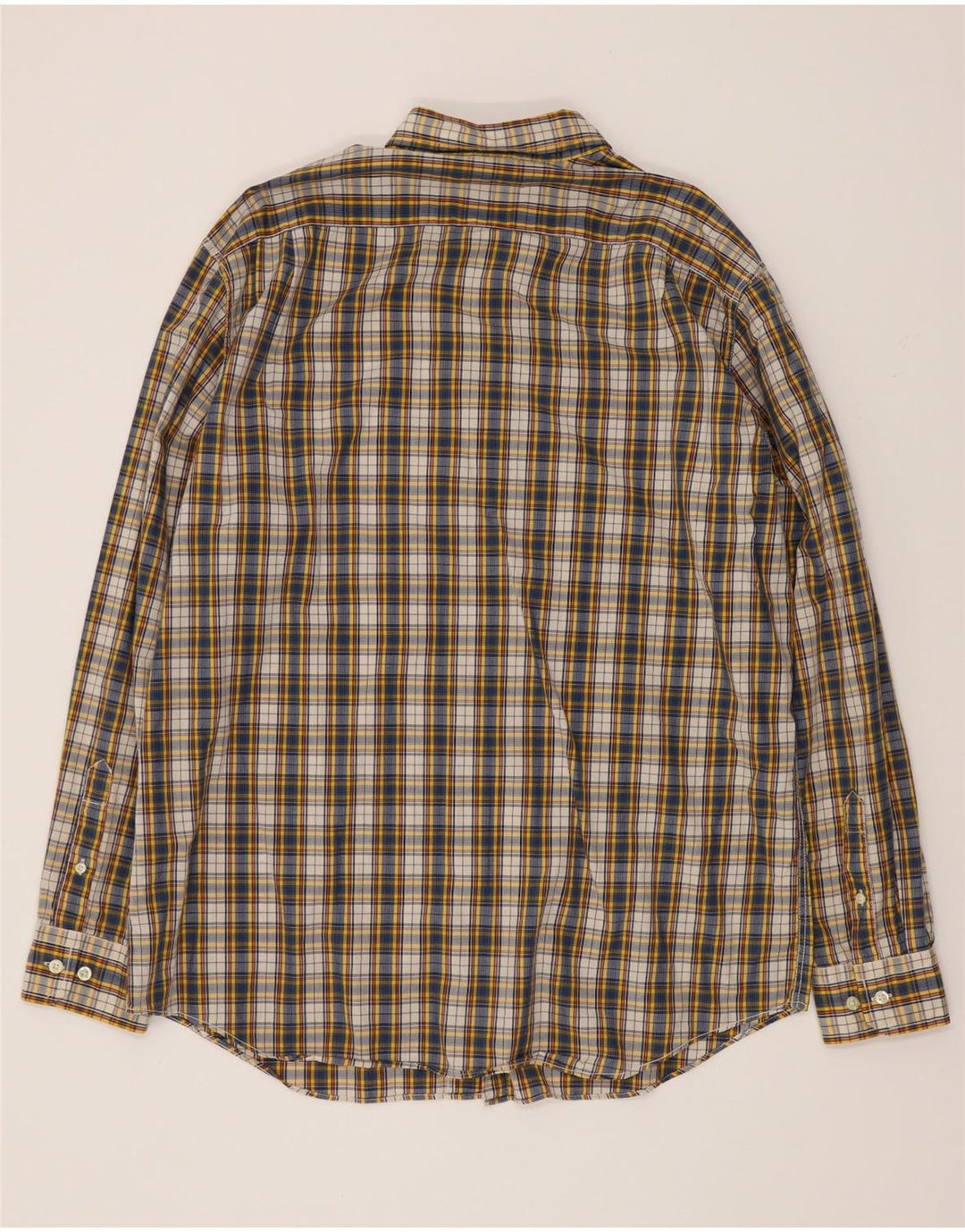 Nautica Mens Shirt Large Multicoloured Check Cotton