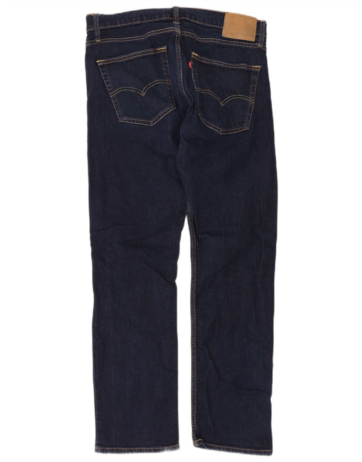Levi's Mens 551 Straight Jeans W36 L32 Navy Blue Cotton