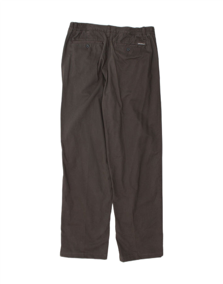 EDDIE BAUER Mens Pegged Chino Trousers W34 L33 Grey Cotton Vintage Eddie Bauer and Second-Hand Eddie Bauer from Messina Hembry 