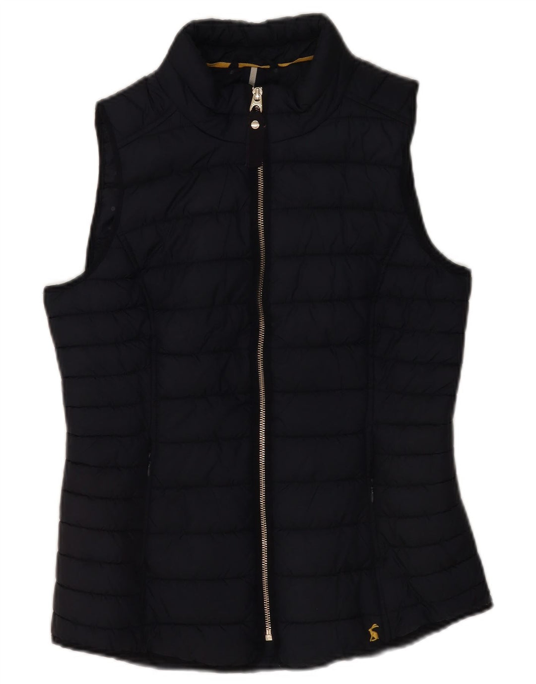 Joules Womens Padded Gilet UK 10 Small Navy Blue Polyester