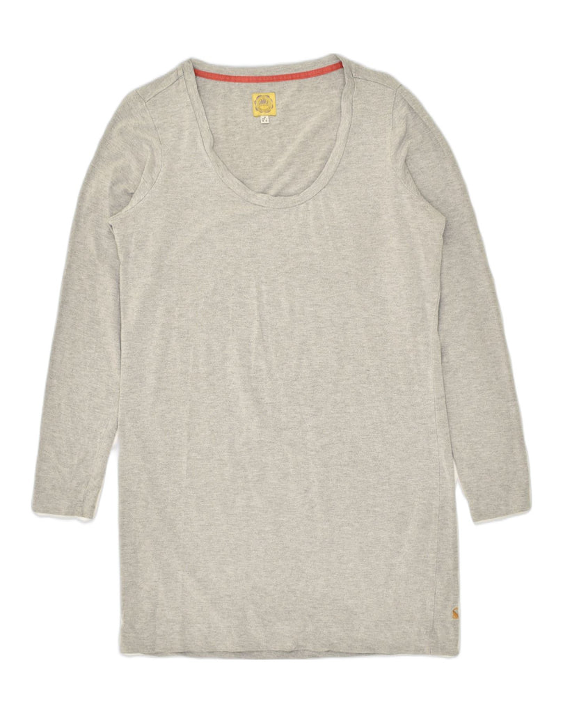 JOULES Womens Long Sleeve T-Shirt Dress UK 14 Large  Grey | Vintage Joules | Thrift | Second-Hand Joules | Used Clothing | Messina Hembry 