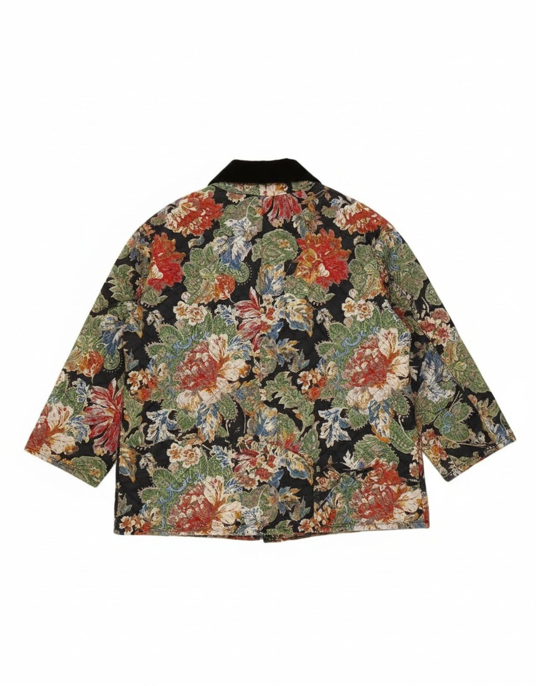 Damart Womens Quilted Jacket EU 46/48 XL Multicoloured Floral Polyester