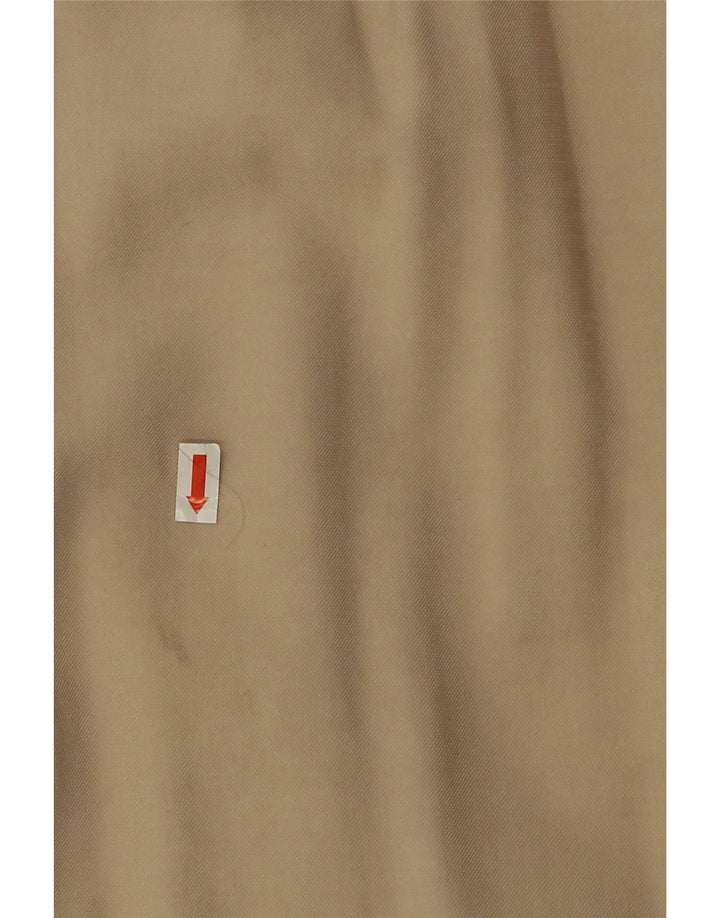 Zara Womens Pegged Cropped Trousers Small W26 L25 Beige Viscose