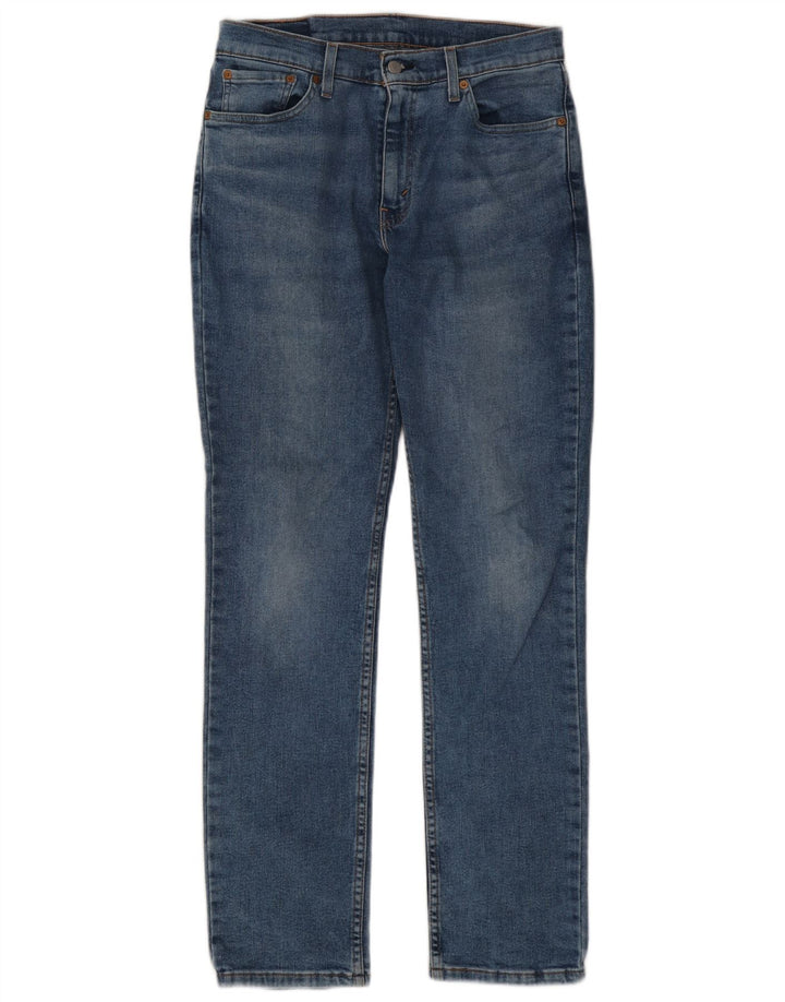 Levi's Mens 511 Slim Jeans W32 L32 Blue Cotton