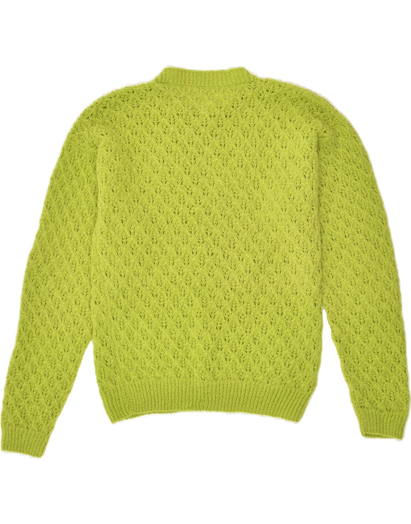 VINTAGE Womens Crew Neck Jumper Sweater UK 12 Medium Green | Vintage Vintage | Thrift | Second-Hand Vintage | Used Clothing | Messina Hembry 