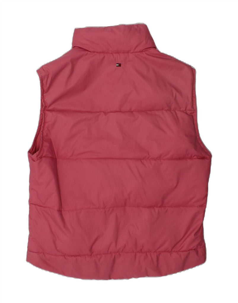 TOMMY HILFIGER Girls Padded Gilet 9-10 Years Small  Pink Nylon | Vintage Tommy Hilfiger | Thrift | Second-Hand Tommy Hilfiger | Used Clothing | Messina Hembry 