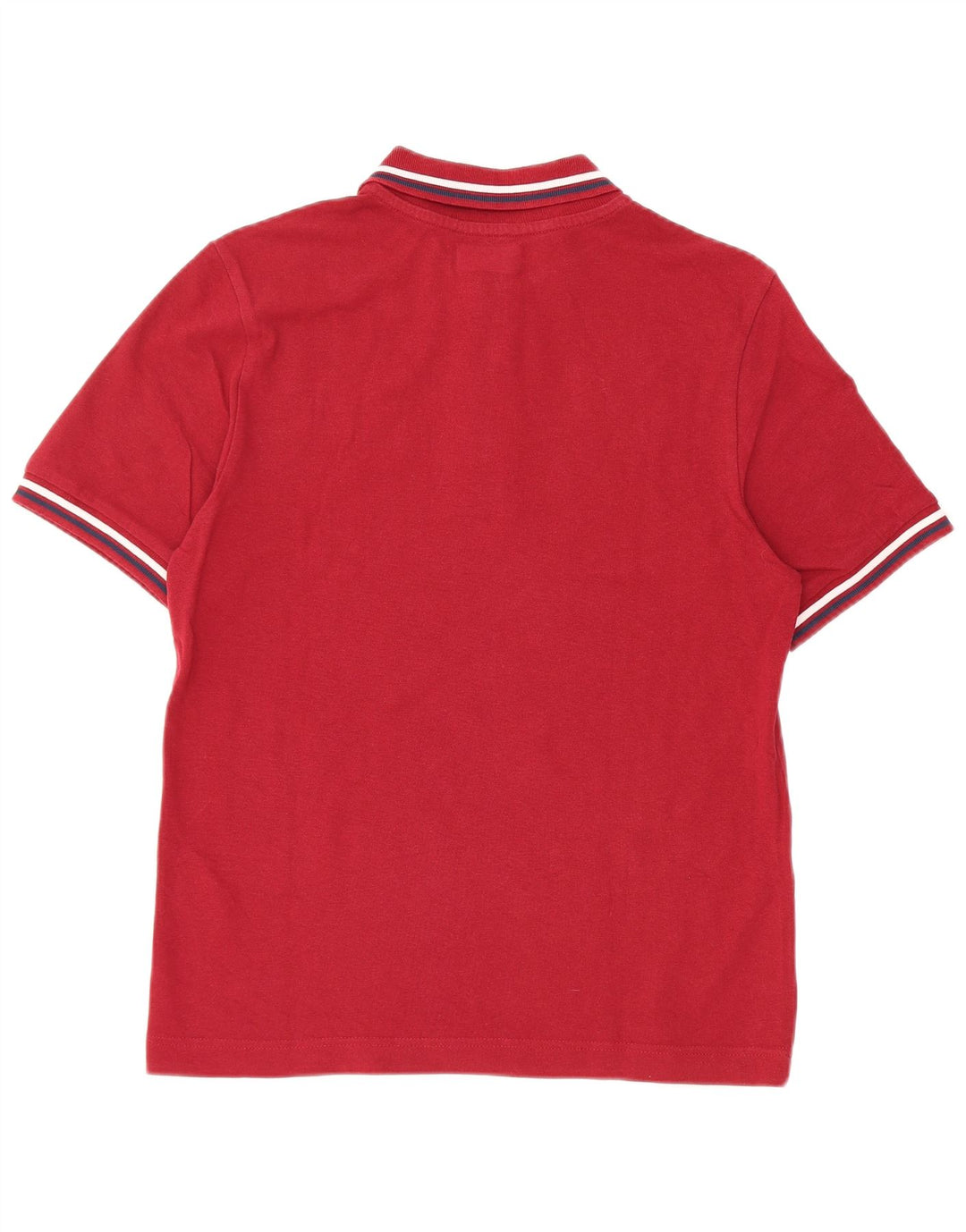 Kappa Mens Polo Shirt Small Burgundy Cotton