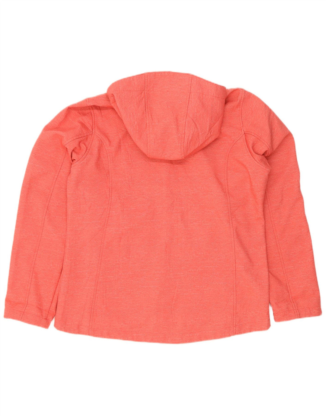 Coast Womens Hooded Windbreaker Jacket EU 42 Large Red Flecked Polyester