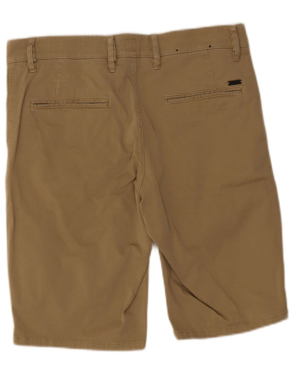 Hugo Boss Mens Chino Shorts W32 Medium Brown Cotton