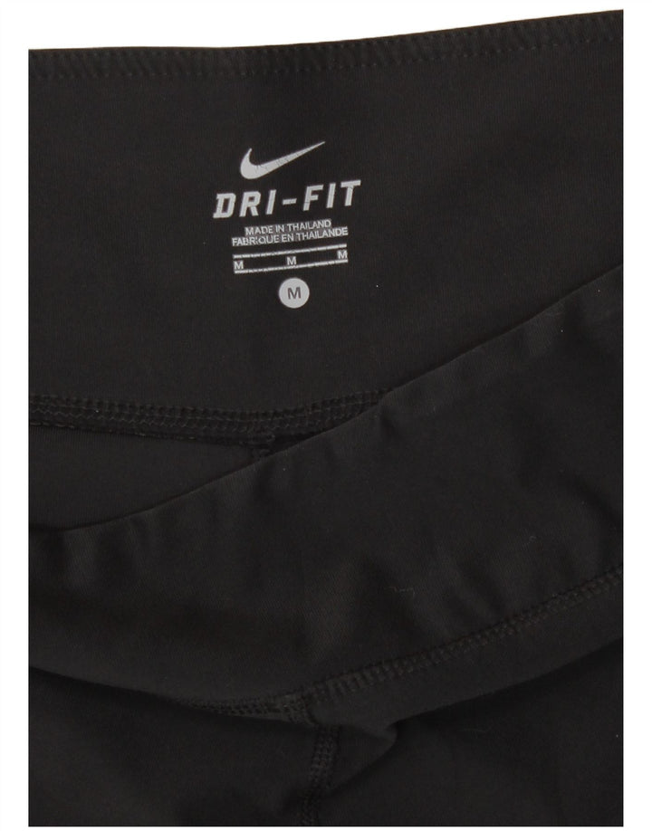 Nike Womens Dri Fit Leggings UK 14 Medium  Black