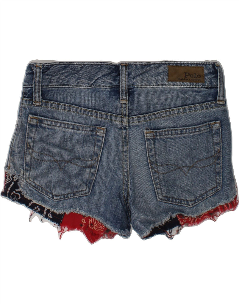 POLO RALPH LAUREN Girls Distressed Denim Shorts 6-7 Years W24  Blue Cotton | Vintage Polo Ralph Lauren | Thrift | Second-Hand Polo Ralph Lauren | Used Clothing | Messina Hembry 