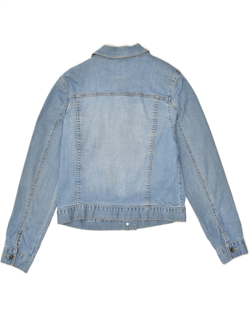 VANS Girls Denim Jacket 14-15 Years Large Blue Cotton | Vintage Vans | Thrift | Second-Hand Vans | Used Clothing | Messina Hembry 