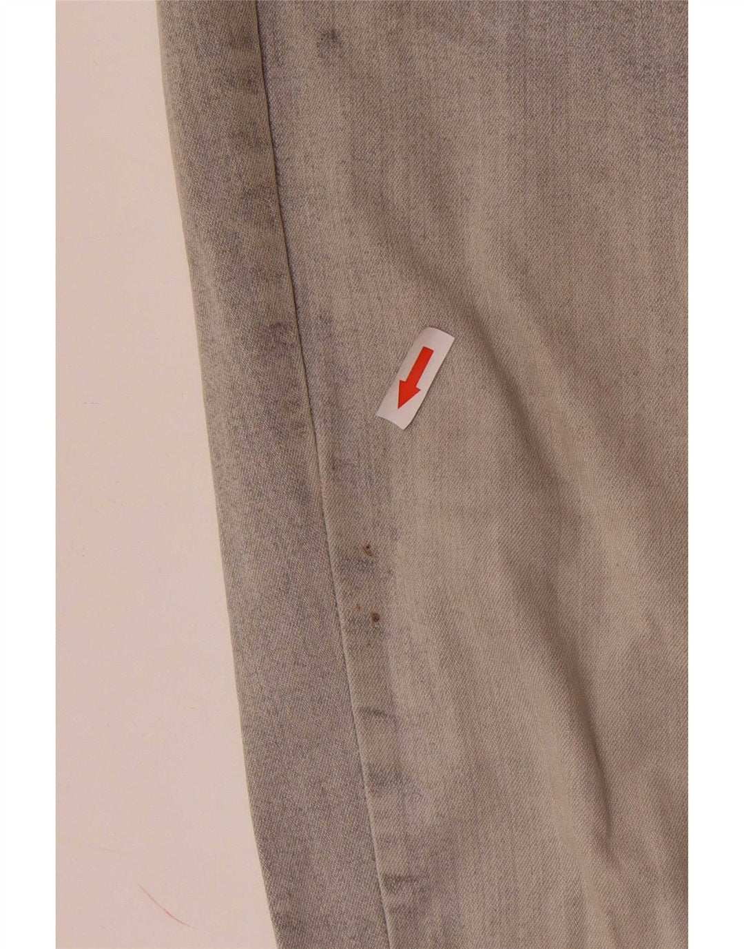Marks & Spencer Womens Straight Jeans UK 12 Medium W30 L26 Grey Cotton