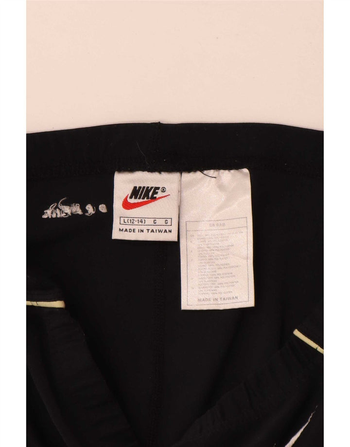 Nike Womens Leggings US 12/14 Large Black Polyester