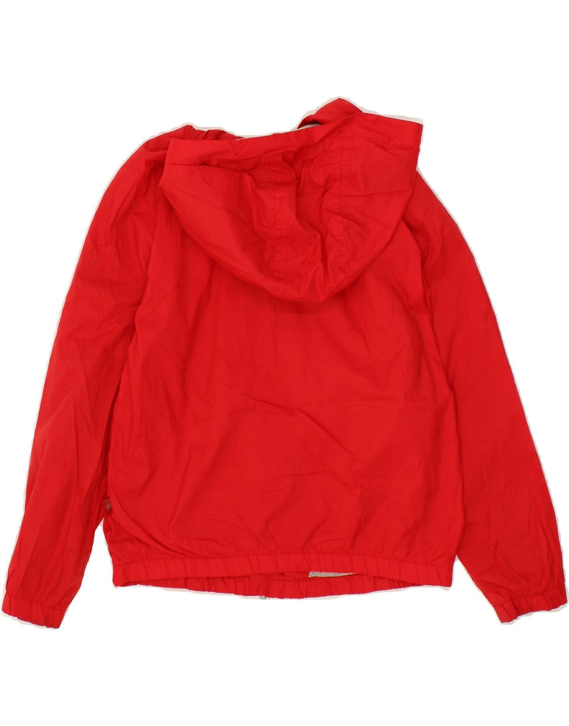 BENETTON Boys Hooded Bomber Jacket 9-10 Years Red Vintage Benetton and Second-Hand Benetton from Messina Hembry 
