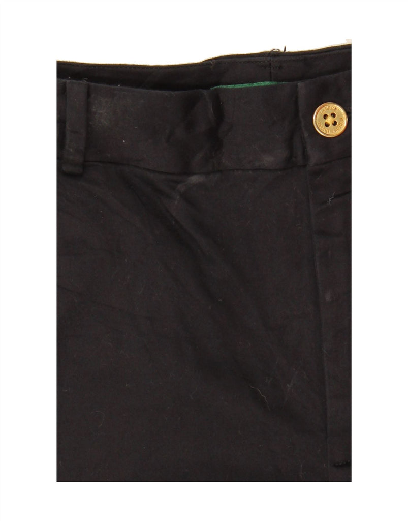 RALPH LAUREN Womens Chino Shorts US 12 Large W34  Black Cotton Vintage Ralph Lauren and Second-Hand Ralph Lauren from Messina Hembry 