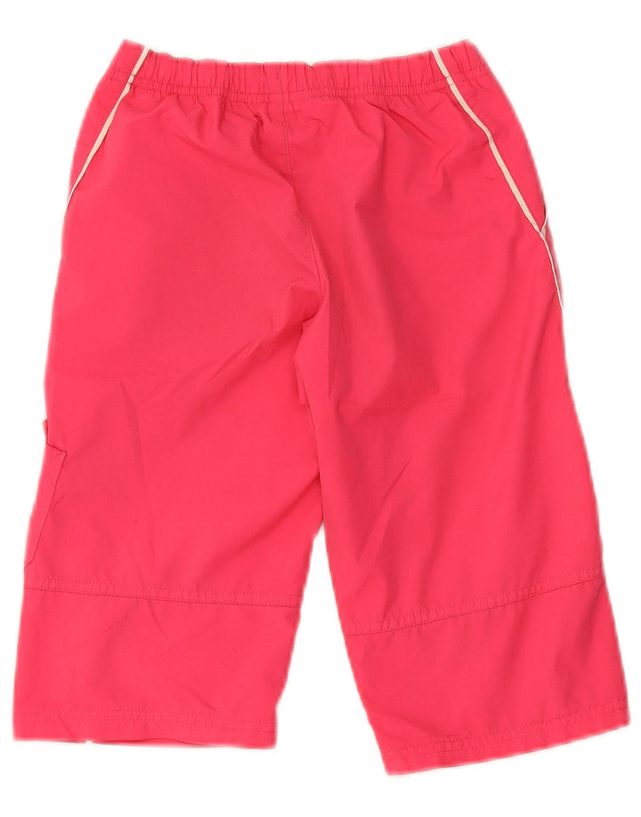 Nike Girls Bermuda Sport Shorts 7-8 Years Large Pink Polyester
