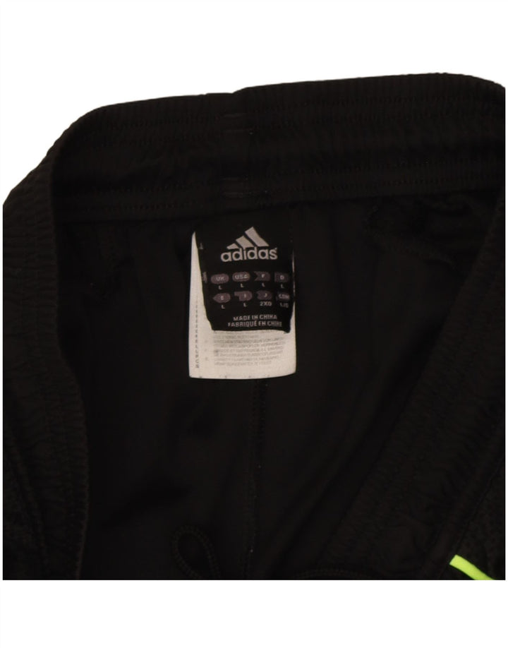 Adidas Mens Climacool Sport Shorts Large Black Colourblock Polyester