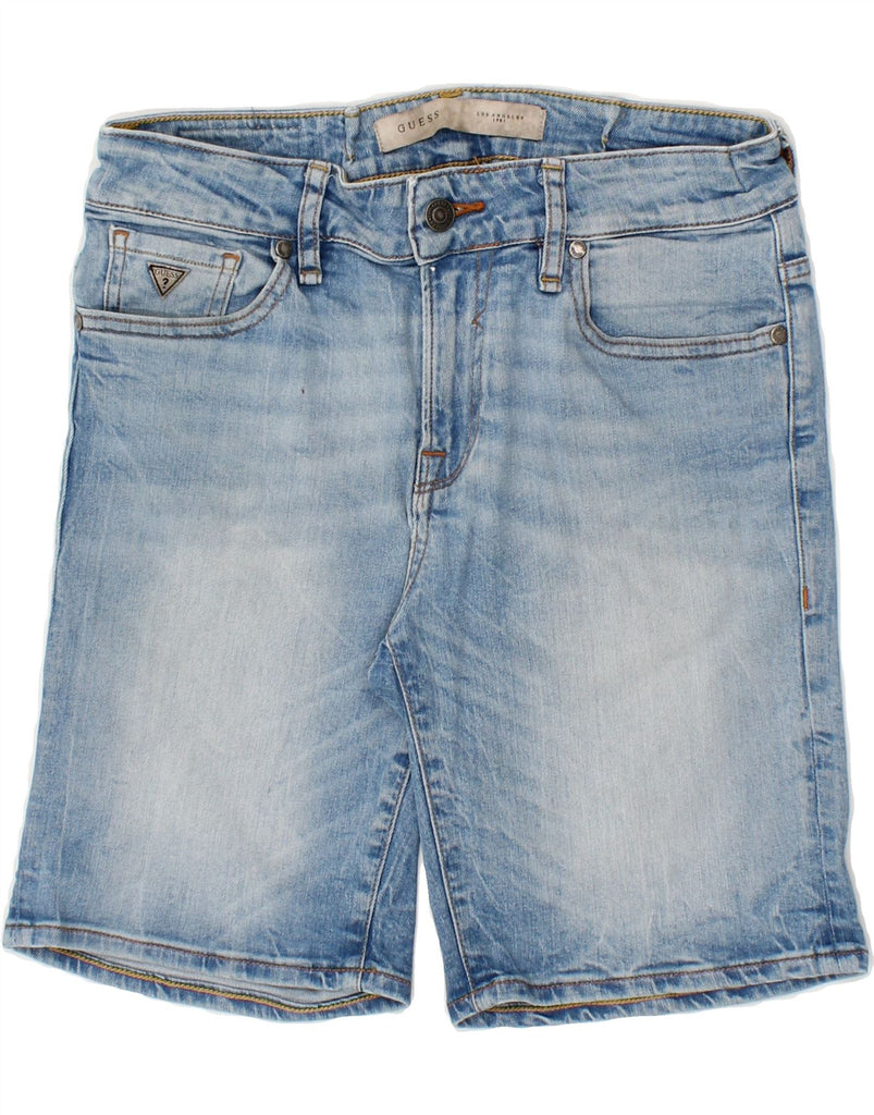 GUESS Womens Denim Shorts W30 Medium  Blue Cotton Vintage Guess and Second-Hand Guess from Messina Hembry 