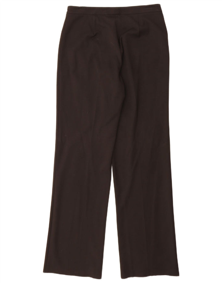 Burberry Womens Straight Suit Trousers IT 42 Medium W32 L35 Black Polyester