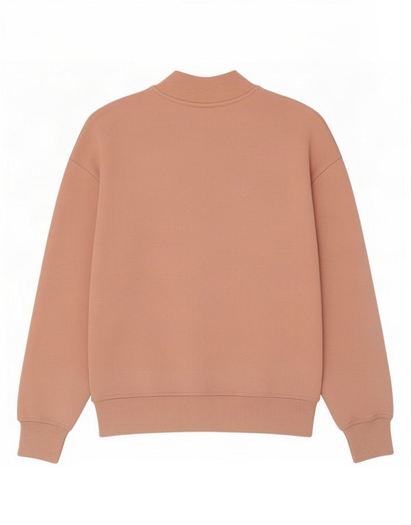 Champion Womens Oversized Sweatshirt Jumper UK 14 Medium Pink Cotton