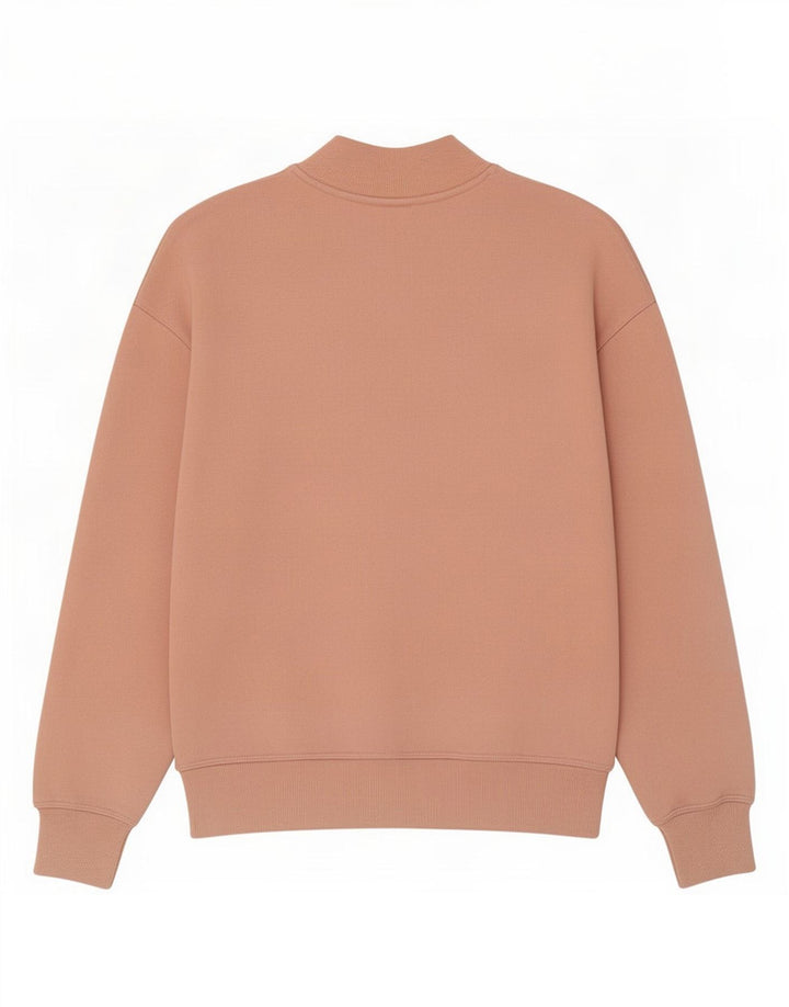 Champion Womens Oversized Sweatshirt Jumper UK 14 Medium Pink Cotton