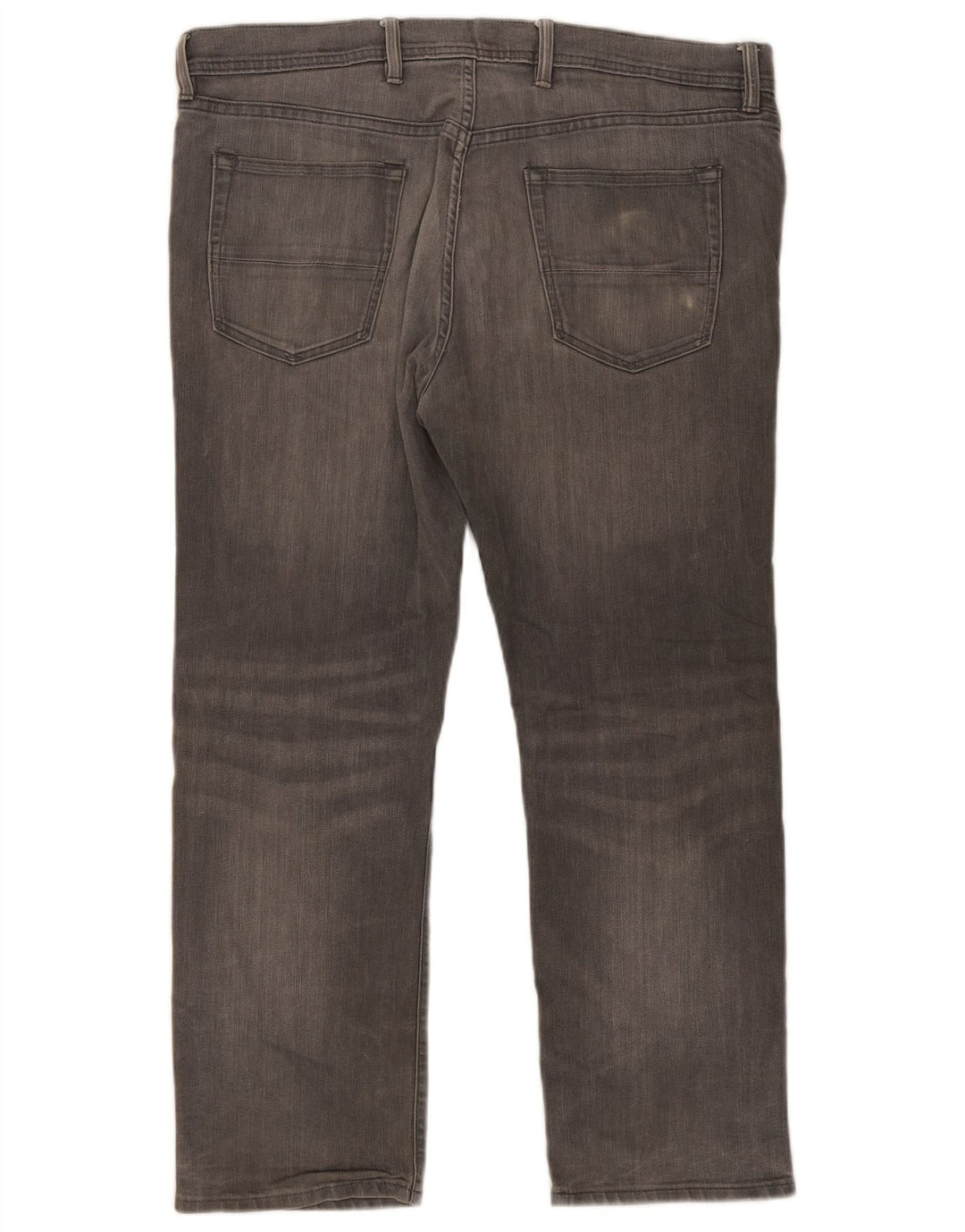 Marks & Spencer Mens Straight Jeans W40 L29 Grey Cotton