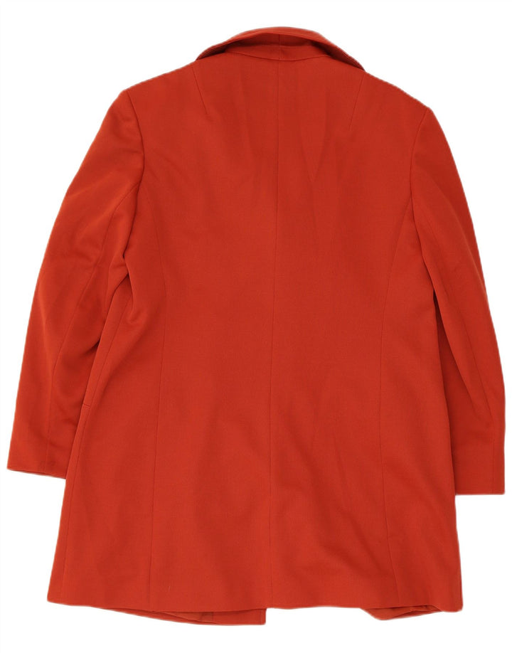 Vintage Womens Overcoat UK 12 Medium Red