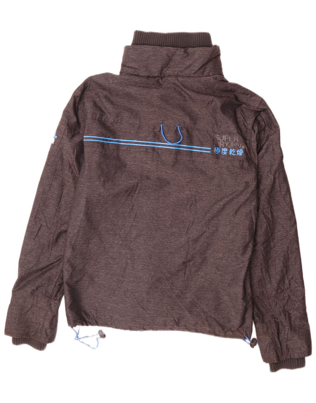 Superdry Mens Windattacker Windbreaker Jacket UK 36 Small Grey Nylon