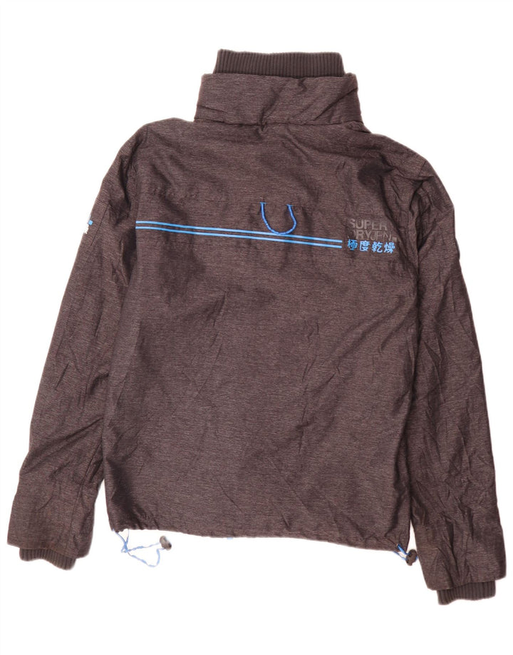Superdry Mens Windattacker Windbreaker Jacket UK 36 Small Grey Nylon