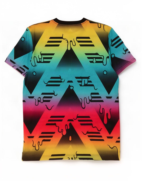 Adidas Mens Graphic T-Shirt Top Medium Multicoloured Polyester