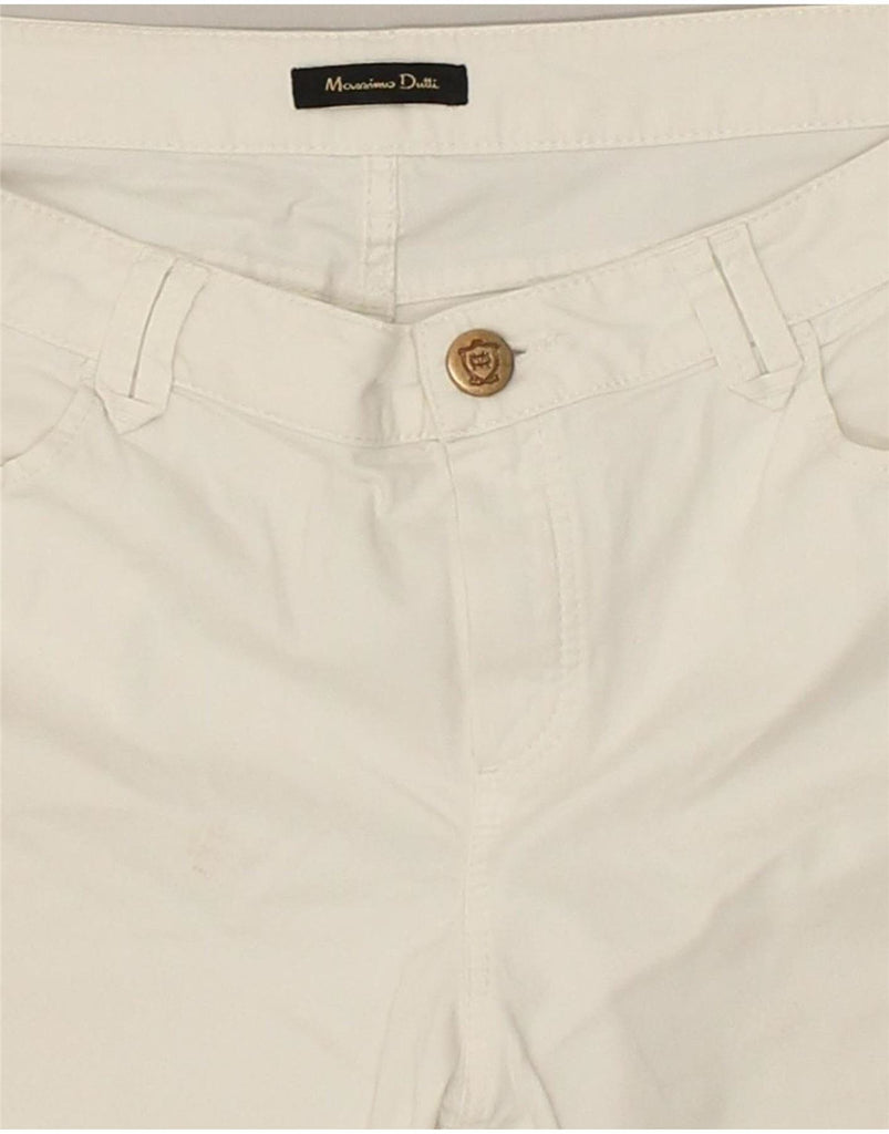 MASSIMO DUTTI Womens Casual Shorts W32 Large  White Vintage Massimo Dutti and Second-Hand Massimo Dutti from Messina Hembry 