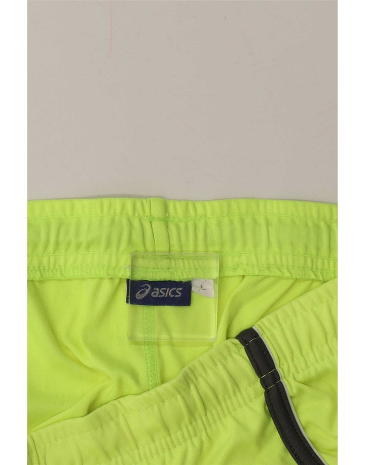 Asics Mens Graphic Sport Shorts Large Green