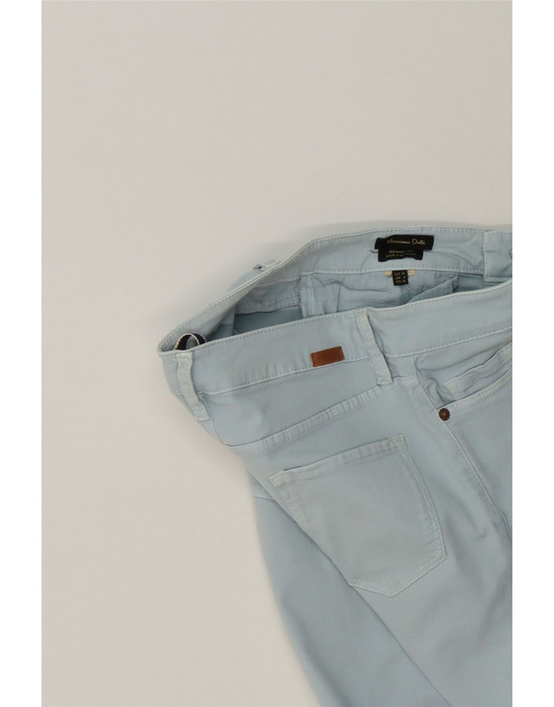 MASSIMO DUTTI Womens Skinny Casual Trousers EU 34 2XS W24 L30 Blue Vintage Massimo Dutti and Second-Hand Massimo Dutti from Messina Hembry 