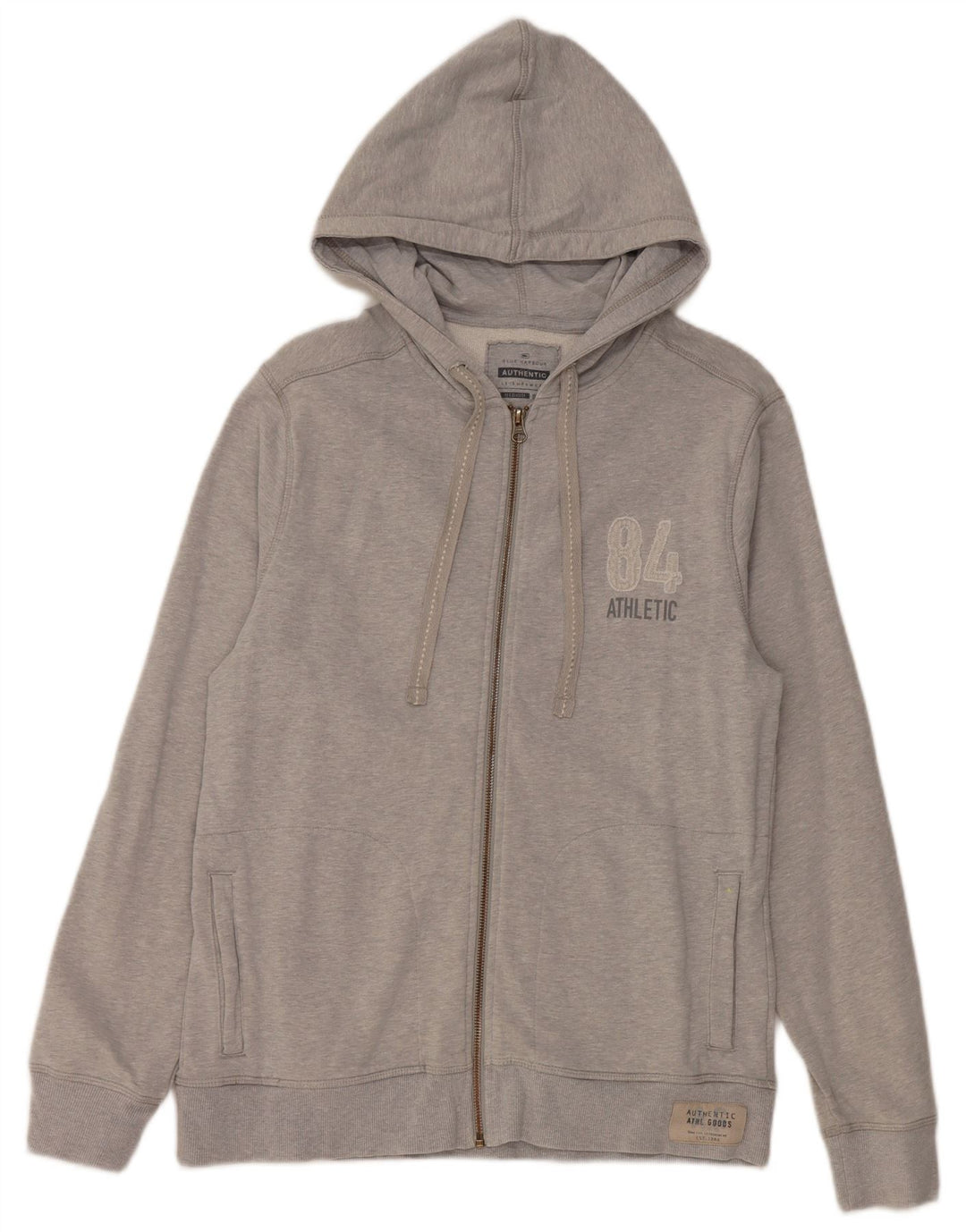 Marks & Spencer Mens Blue Harbour Zip Hoodie Sweater Medium Grey Cotton
