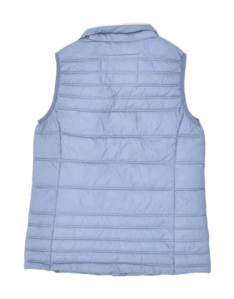 CREW CLOTHING Womens Padded Gilet UK 8 Small Blue Polyester | Vintage Crew Clothing | Thrift | Second-Hand Crew Clothing | Used Clothing | Messina Hembry 