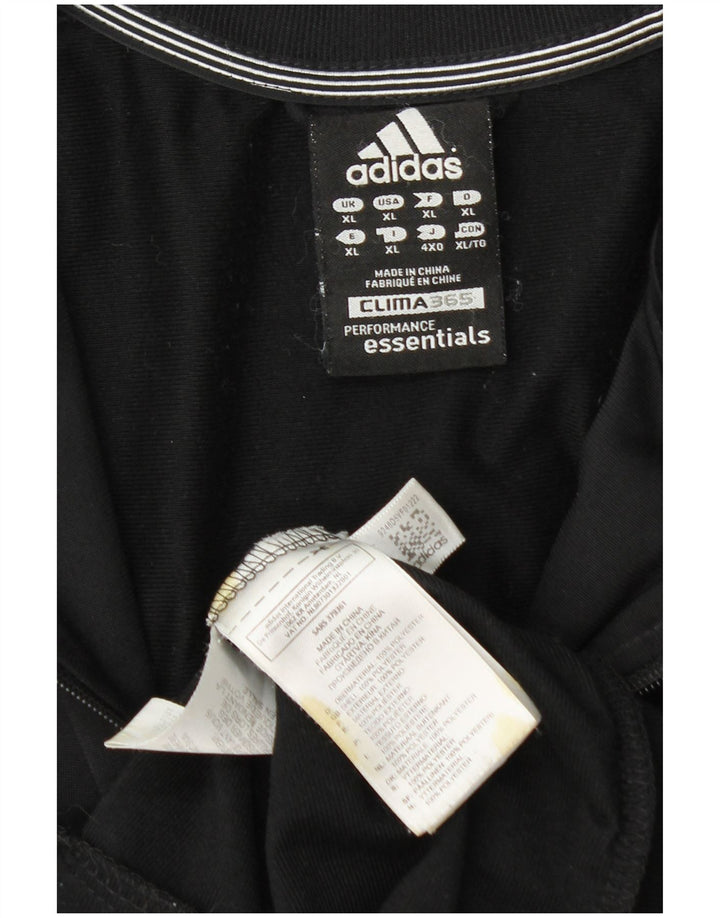 Adidas Mens Clima 365 Tracksuit Top Jacket XL Black Polyester