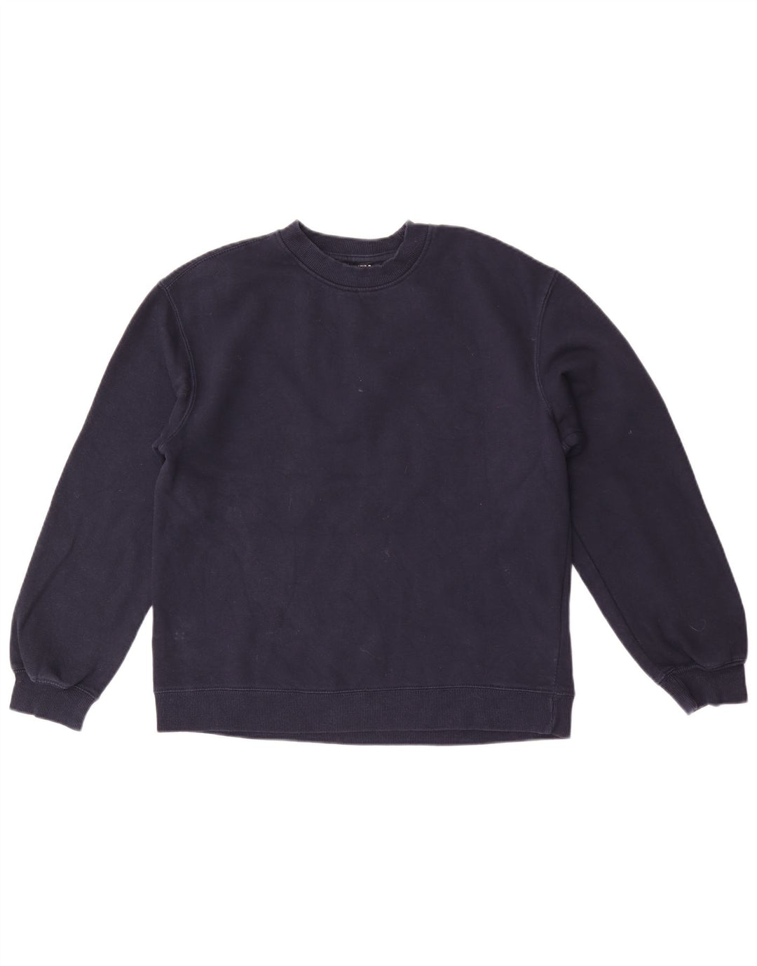 Zara Mens Sweatshirt Jumper Small Navy Blue Cotton