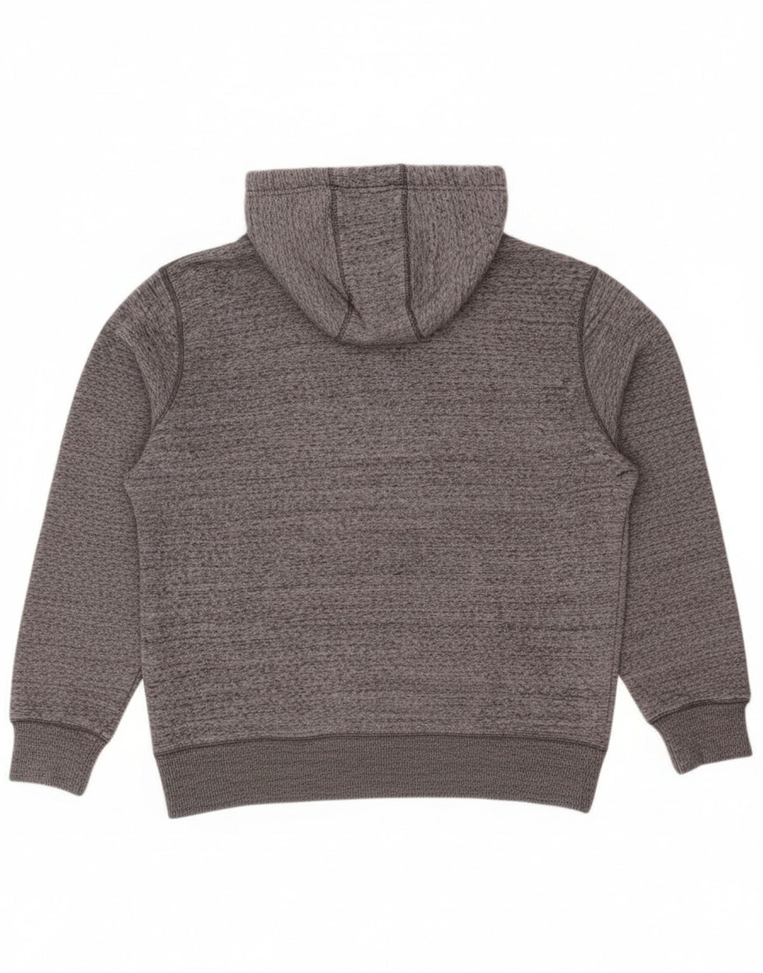 Champion Mens Hoodie Jumper Large Grey Flecked Cotton